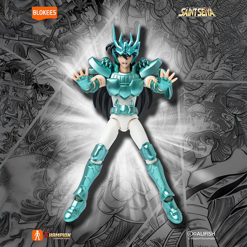 Model Kit Blokees Saint Seiya - Champion Class Dragon Shiryu