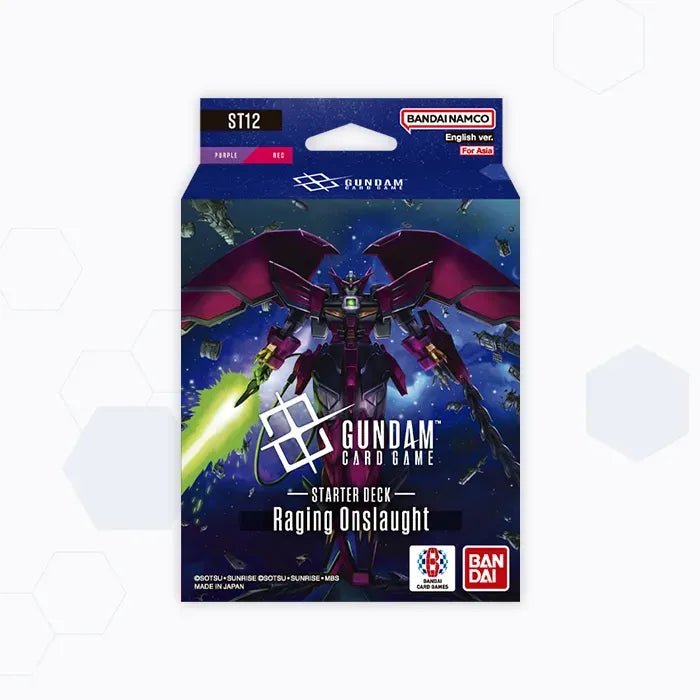 Starter Deck Gundam Card Game [ST12] Raging Onslaught [PRÉCOMMANDE] - MEKA NEKO