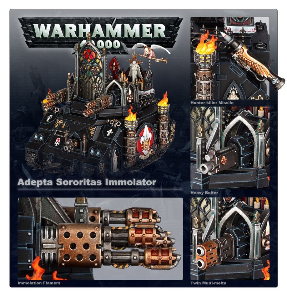 Warhammer 40K - Adepta Sororitas : Immolator - MEKA NEKO