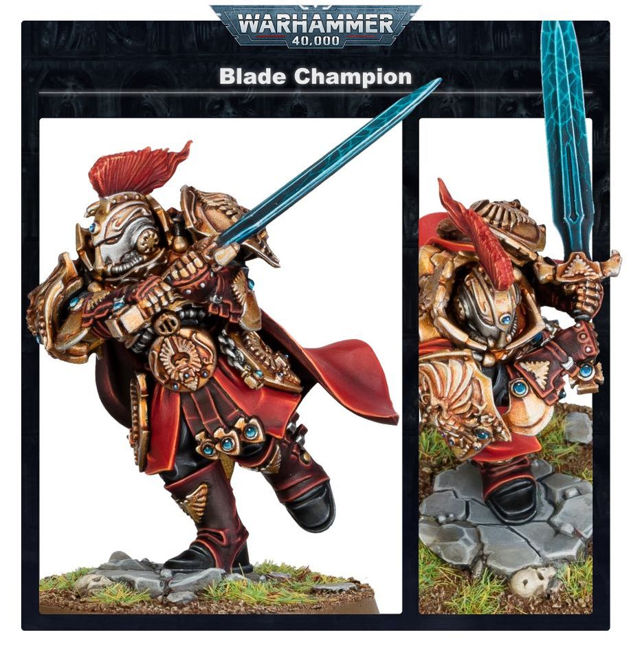 Warhammer 40K - Adeptus Custodes : Champion des lames - MEKA NEKO