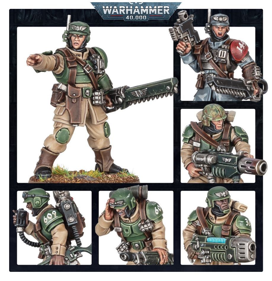 Warhammer 40K - Astra Militarum : Troupes de Choc Cadiennes - MEKA NEKO