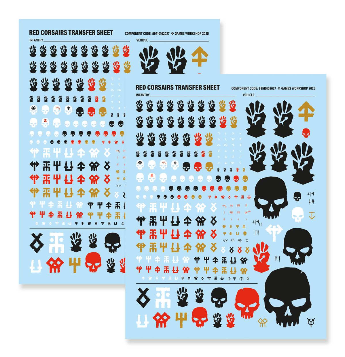 Warhammer 40K - Bataillon Red Corsairs Lords of Maelstrom - MEKA NEKO