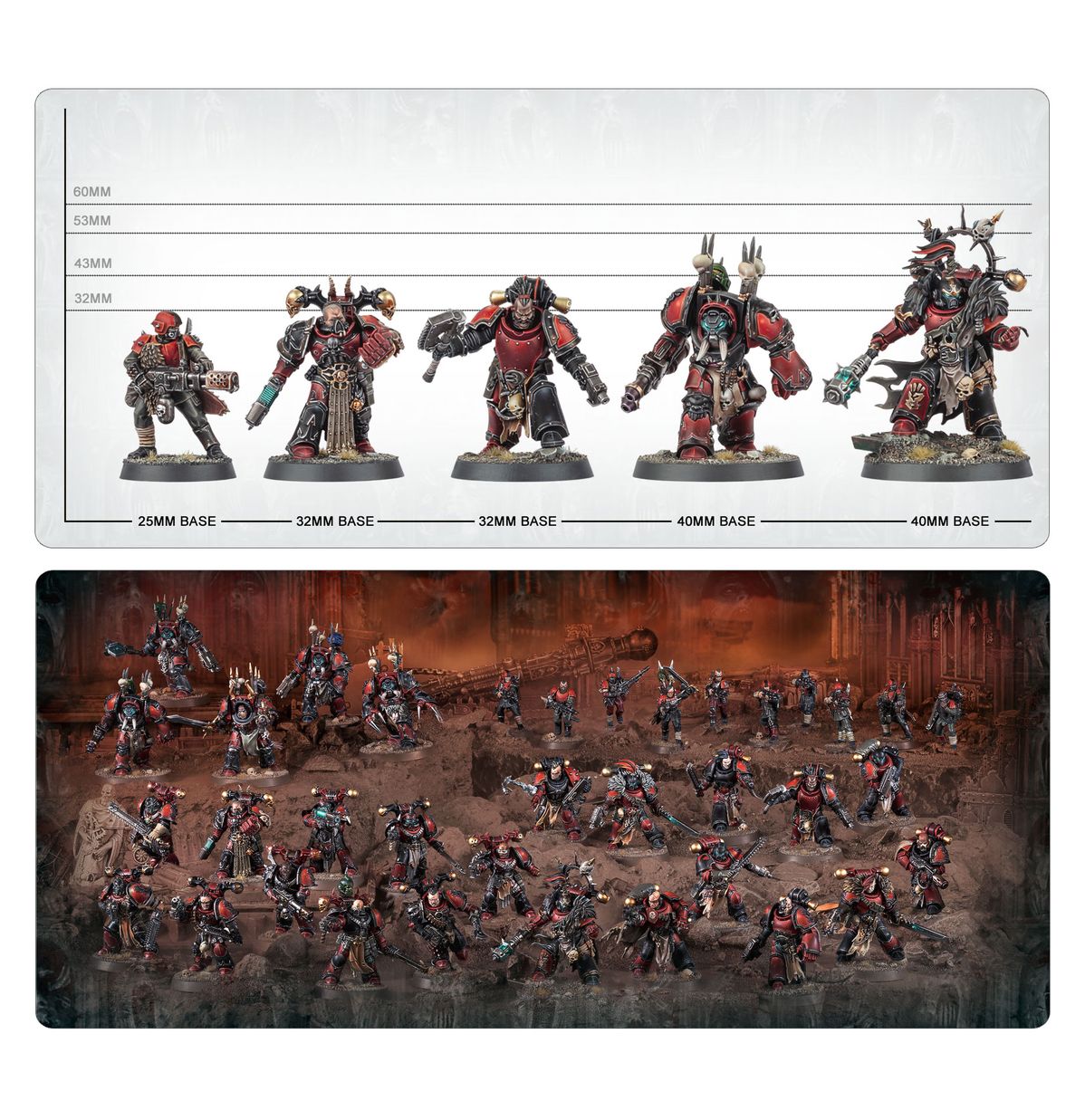 Warhammer 40K - Bataillon Red Corsairs Lords of Maelstrom - MEKA NEKO