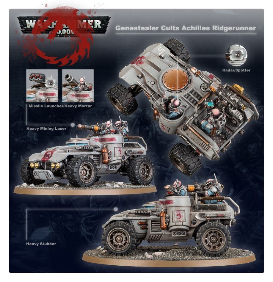 Warhammer 40K - Cultes Genestealers : Achilles Ridgerunner - MEKA NEKO