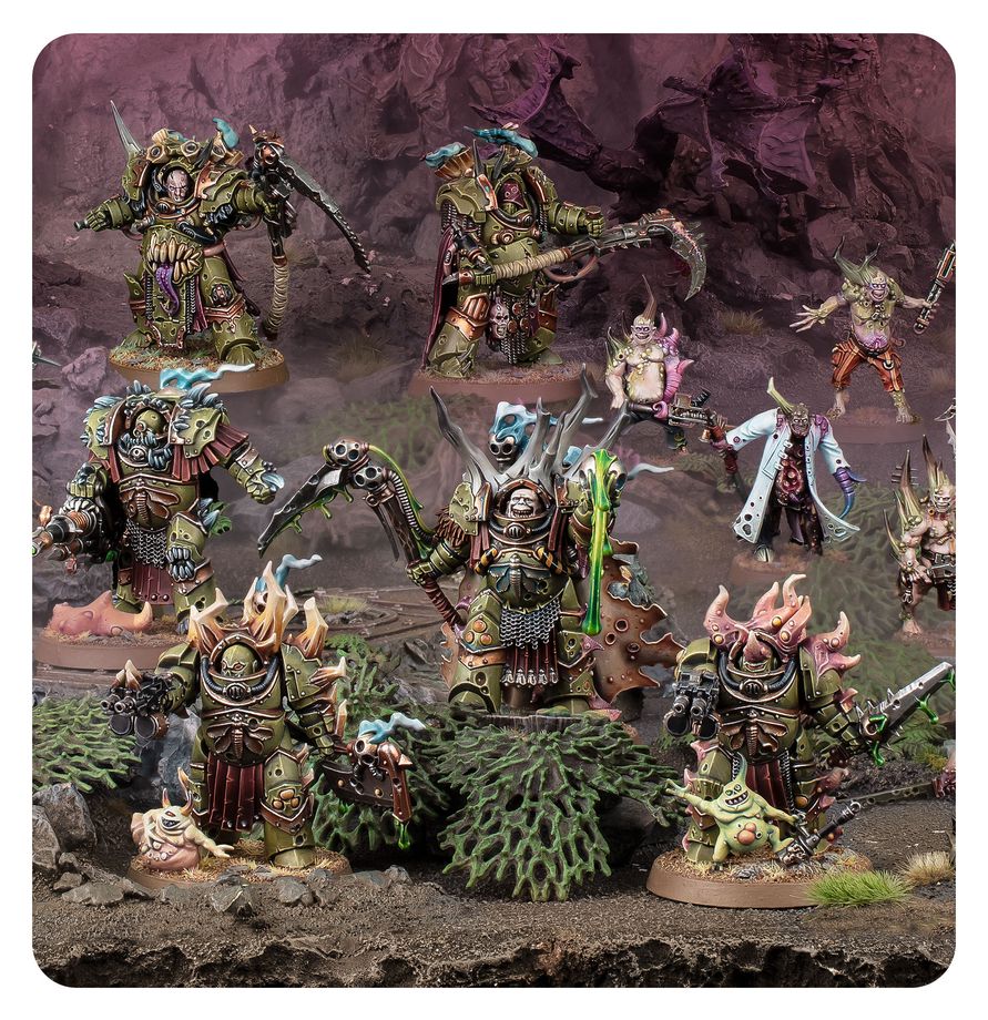 Warhammer 40K - Deathguard : Bataillon Vectorium Vicié - MEKA NEKO