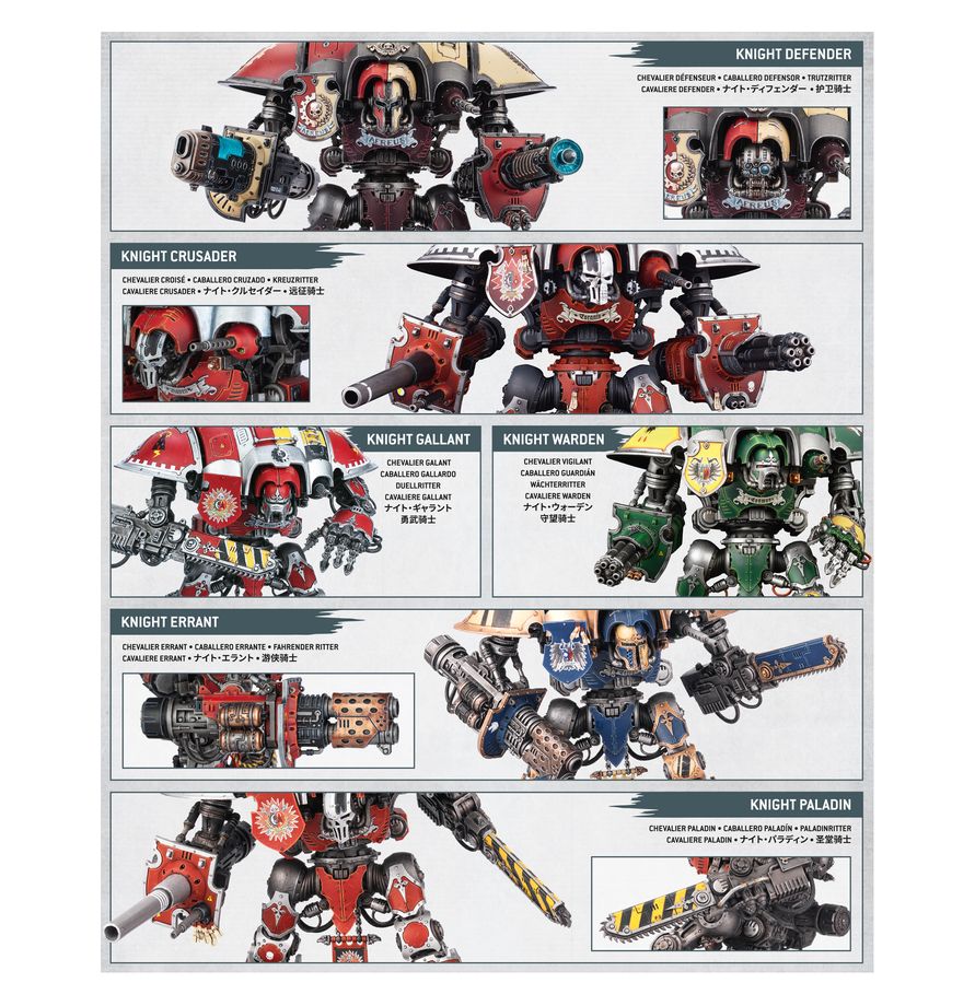 Warhammer 40K - Imperial Knights : Chevalier Questoris (EN) - MEKA NEKO