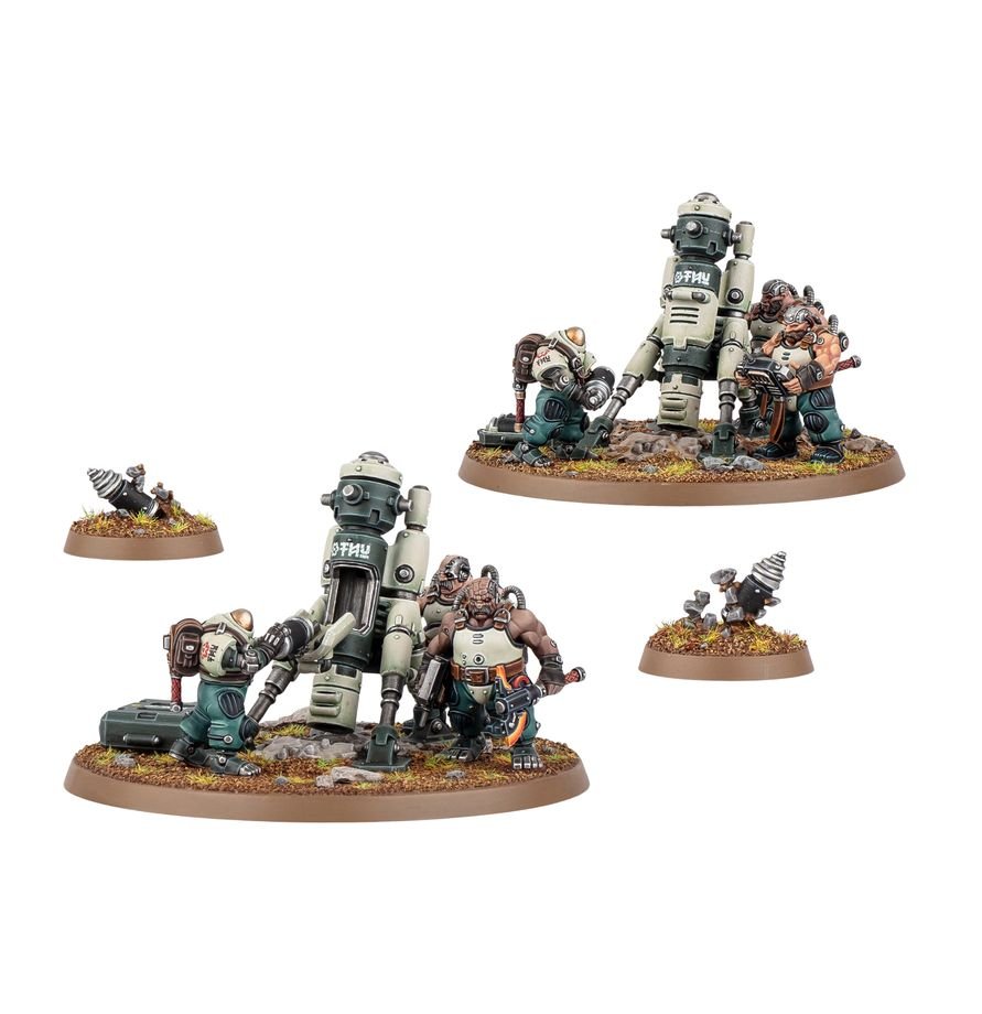 Warhammer 40K - Leagues of Votann - Cthonian Earthshakers - MEKA NEKO