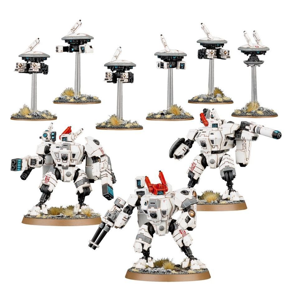 Warhammer 40K - T'au Empire : Crisis Battlesuits - MEKA NEKO