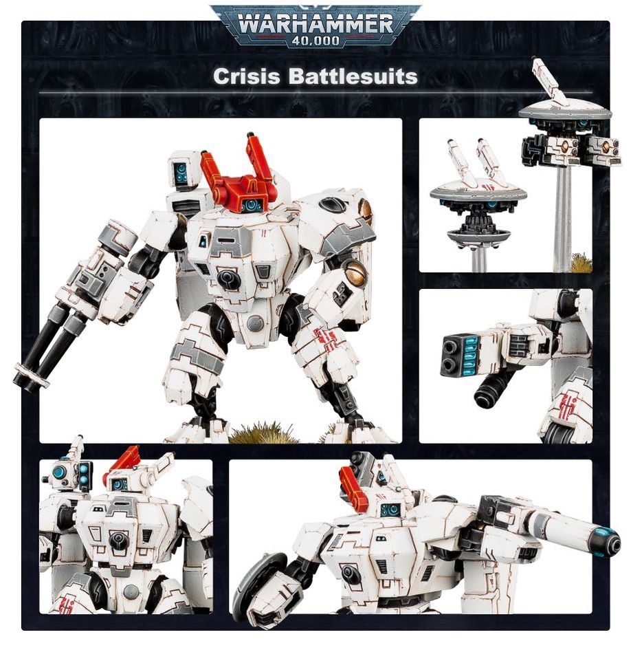 Warhammer 40K - T'au Empire : Crisis Battlesuits - MEKA NEKO