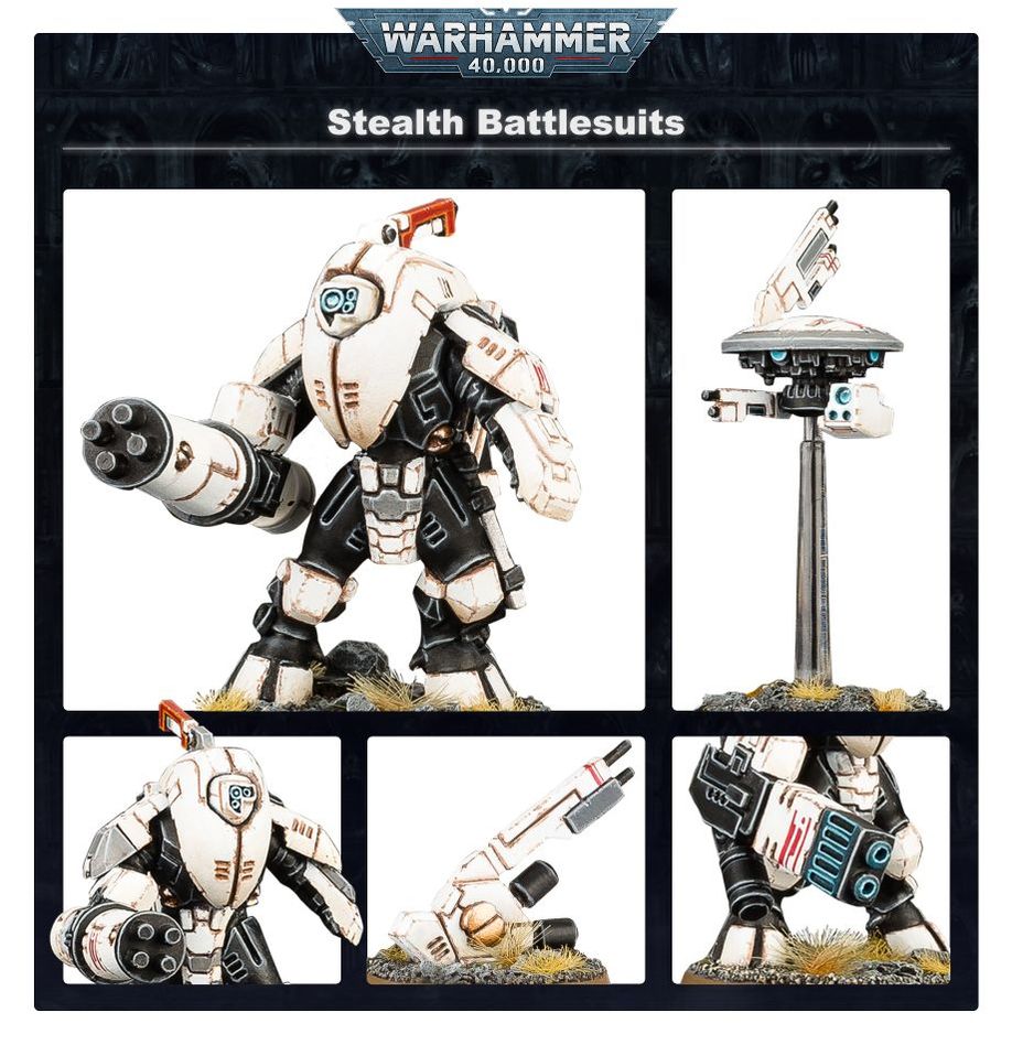 Warhammer 40K - T'au Empire : Exo - armures Stealth - MEKA NEKO