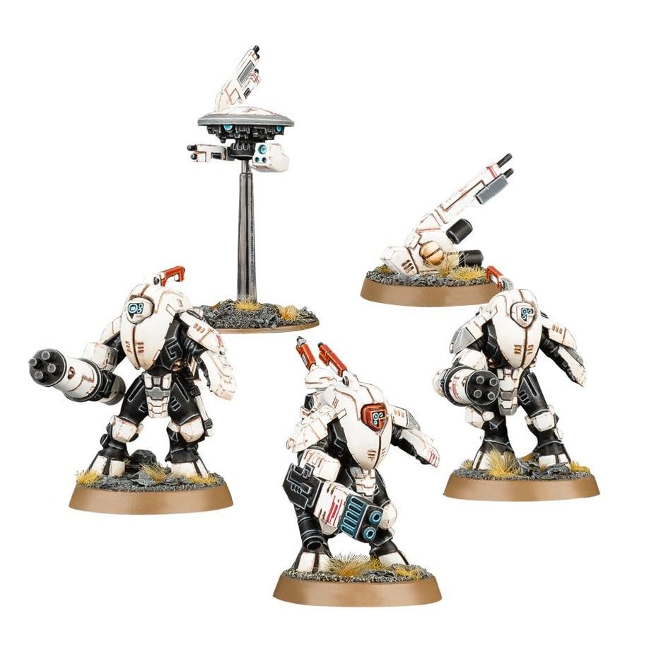 Warhammer 40K - T'au Empire : Exo - armures Stealth - MEKA NEKO
