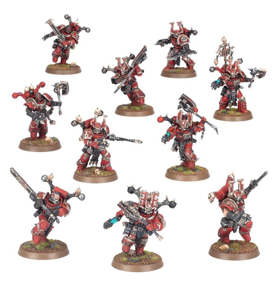 Warhammer 40K - World Eaters : Khorne Berzerkers - MEKA NEKO